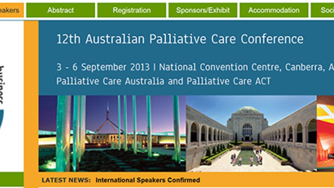 Australian palliative care conference