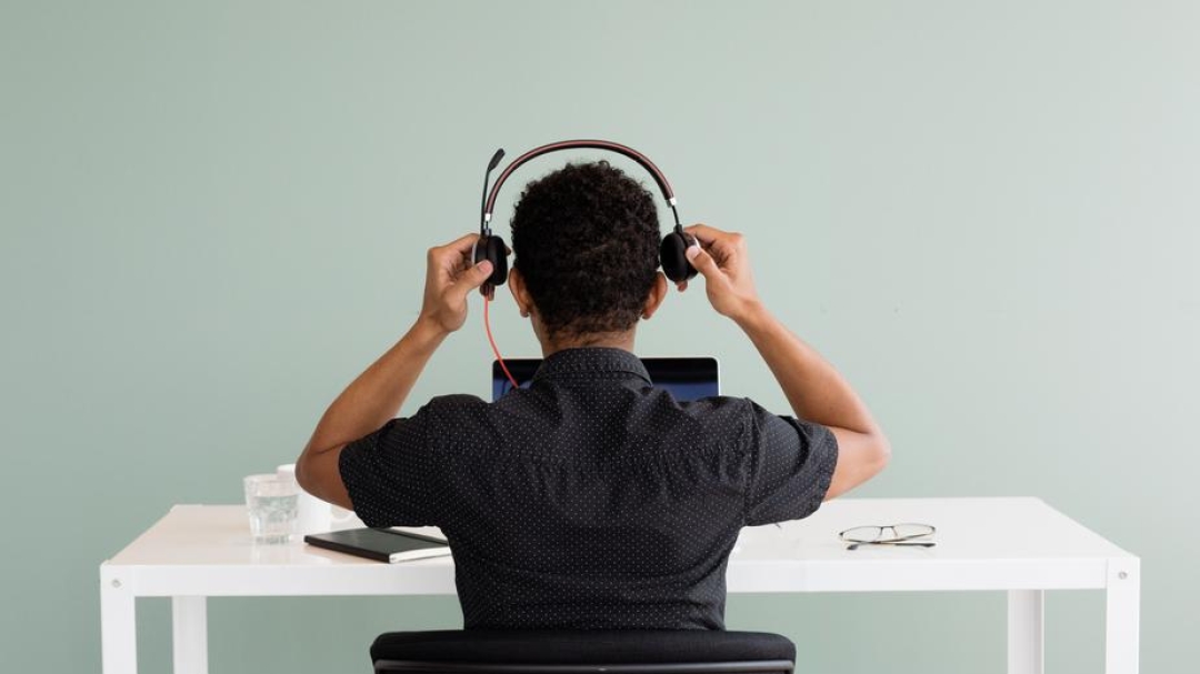 Customer support staff ready for work